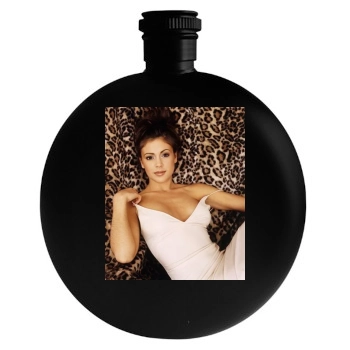 Alyssa Milano Round Flask