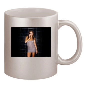 Alyssa Milano 11oz Metallic Silver Mug