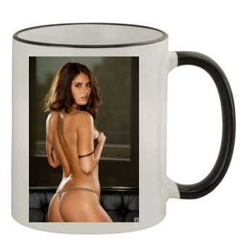 Tierra Lee 11oz Colored Rim & Handle Mug