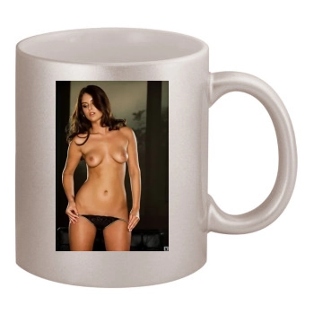 Tierra Lee 11oz Metallic Silver Mug