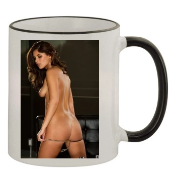 Tierra Lee 11oz Colored Rim & Handle Mug