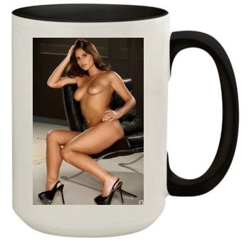 Tierra Lee 15oz Colored Inner & Handle Mug