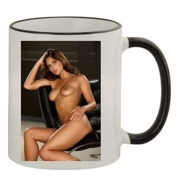 Tierra Lee 11oz Colored Rim & Handle Mug