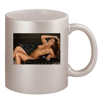 Tierra Lee 11oz Metallic Silver Mug