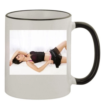 Alyssa Milano 11oz Colored Rim & Handle Mug