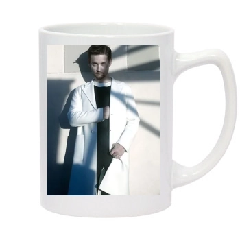 Tobey Maguire 14oz White Statesman Mug