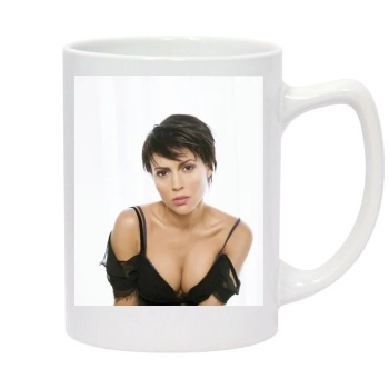 Alyssa Milano 14oz White Statesman Mug