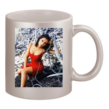 Alyssa Milano 11oz Metallic Silver Mug