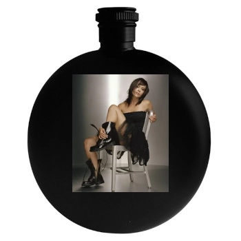 Alyssa Milano Round Flask