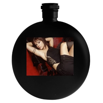 Alyssa Milano Round Flask