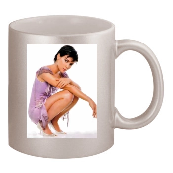 Alyssa Milano 11oz Metallic Silver Mug