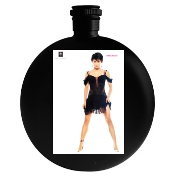 Alyssa Milano Round Flask