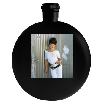 Alyssa Milano Round Flask