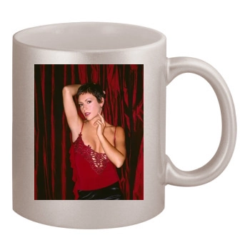 Alyssa Milano 11oz Metallic Silver Mug