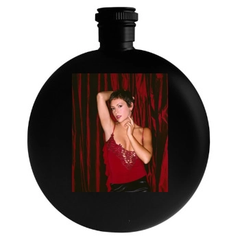 Alyssa Milano Round Flask