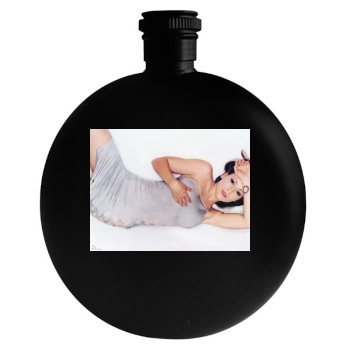 Alyssa Milano Round Flask