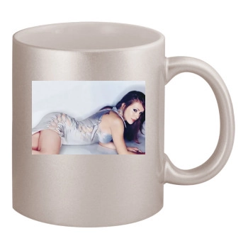 Alyssa Milano 11oz Metallic Silver Mug