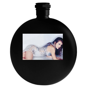 Alyssa Milano Round Flask