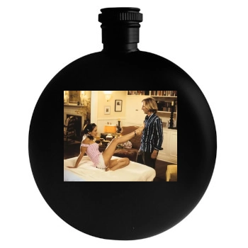 Alyssa Milano Round Flask