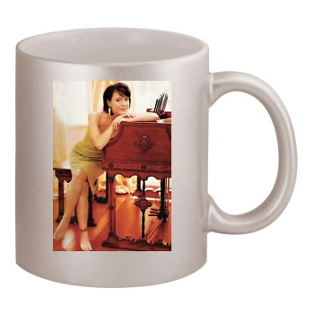 Alyssa Milano 11oz Metallic Silver Mug