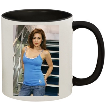 Alyssa Milano 11oz Colored Inner & Handle Mug