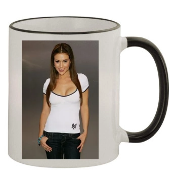 Alyssa Milano 11oz Colored Rim & Handle Mug