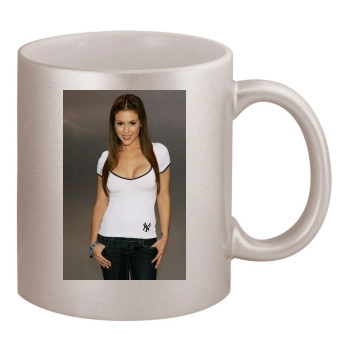 Alyssa Milano 11oz Metallic Silver Mug