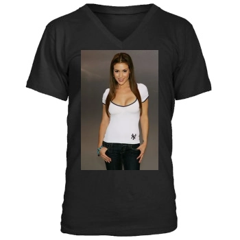 Alyssa Milano Men's V-Neck T-Shirt