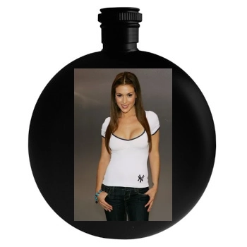 Alyssa Milano Round Flask