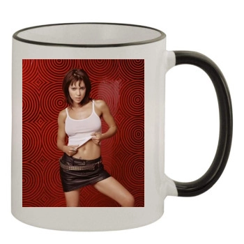 Alyssa Milano 11oz Colored Rim & Handle Mug