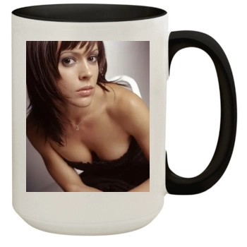 Alyssa Milano 15oz Colored Inner & Handle Mug