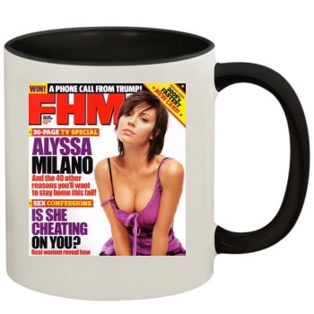 Alyssa Milano 11oz Colored Inner & Handle Mug