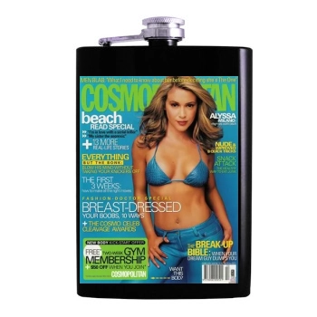 Alyssa Milano Hip Flask