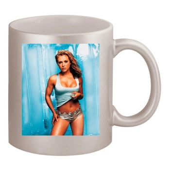 Alyssa Milano 11oz Metallic Silver Mug