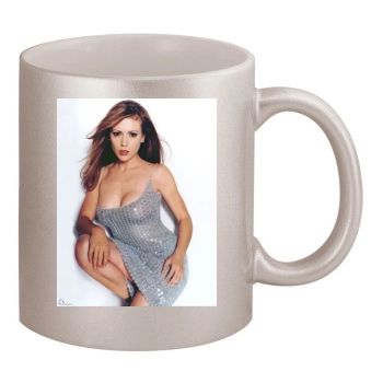 Alyssa Milano 11oz Metallic Silver Mug