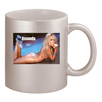 Amanda Bentley 11oz Metallic Silver Mug