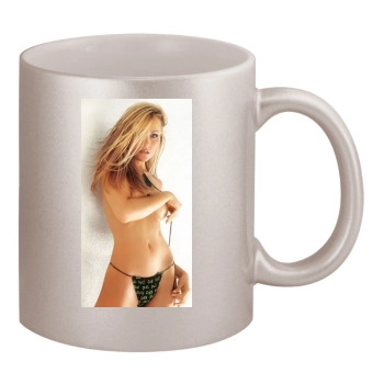 Amanda Bentley 11oz Metallic Silver Mug