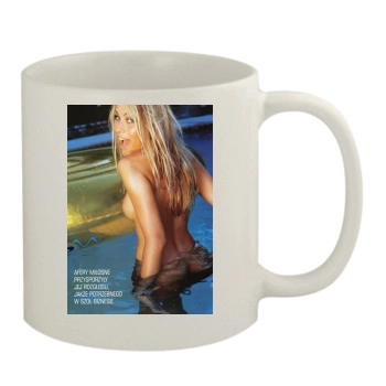 Amanda Bentley 11oz White Mug