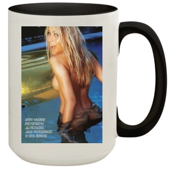 Amanda Bentley 15oz Colored Inner & Handle Mug