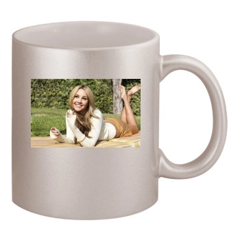 Amanda Bynes 11oz Metallic Silver Mug