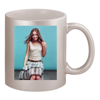 Amanda Bynes 11oz Metallic Silver Mug