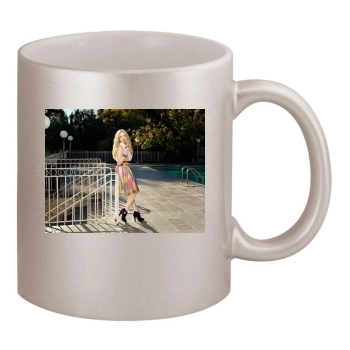 Amanda Seyfried 11oz Metallic Silver Mug