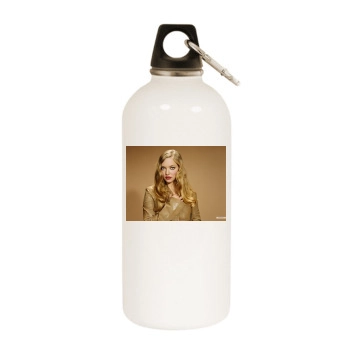 Amanda Seyfried White Water Bottle With Carabiner