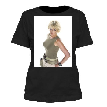 Amanda Tapping Women's Cut T-Shirt