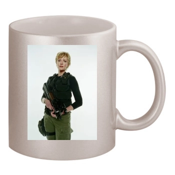 Amanda Tapping 11oz Metallic Silver Mug