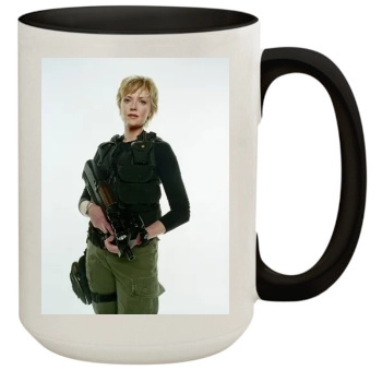 Amanda Tapping 15oz Colored Inner & Handle Mug