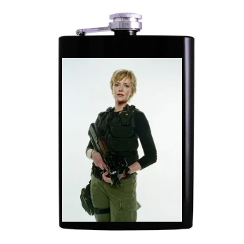 Amanda Tapping Hip Flask