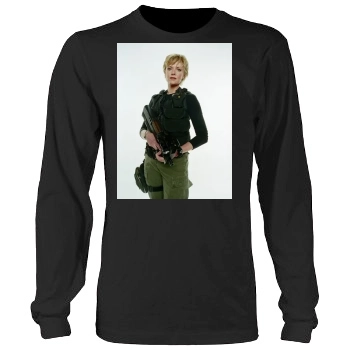 Amanda Tapping Men's Heavy Long Sleeve TShirt