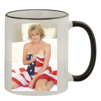 Amanda Tapping 11oz Colored Rim & Handle Mug