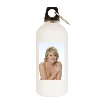 Amanda Tapping White Water Bottle With Carabiner